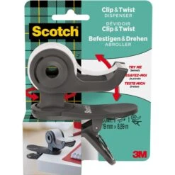 Scotch Klebefilmabroller Clip & Twist, Grau, Tischabroller Für Kleberollen 19mm X 33m 7 Scotch Klebefilmabroller Clip & Twist, Grau, Tischabroller Für Kleberollen 19mm X 33m -Leitz Shop ba2900b64c592aee2d0f1ded81ab8f5b9503bc3a klebefilmabroller scotch clip und twist grau