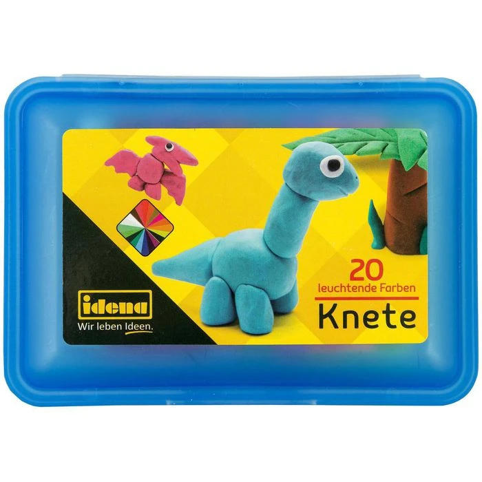 Idena Knete 68125, 20 Stangen, Ab 3 Jahren, Farbig Sortiert, 306g 5 Idena Knete 68125, 20 Stangen, Ab 3 Jahren, Farbig Sortiert, 306g – Bild 3