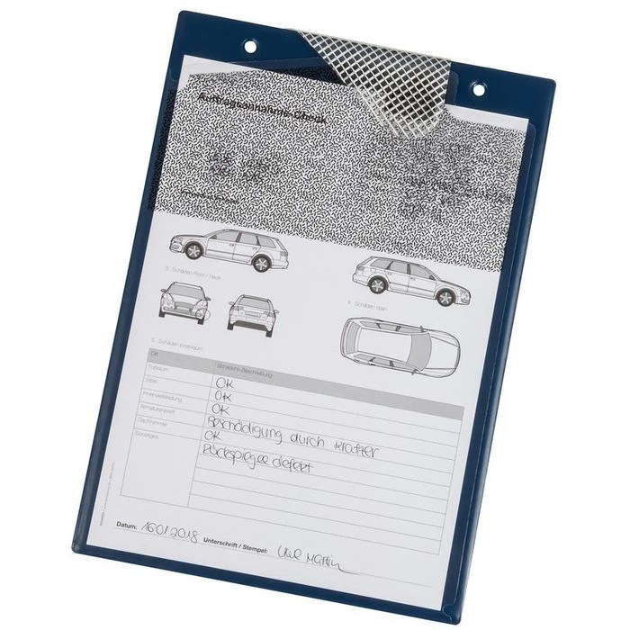 Eichner Auftragstasche Secure 9015-00714, A4, Mit Schlüsselfach Und Verpixelung, Blau, 10 Stück 3 Eichner Auftragstasche Secure 9015-00714, A4, Mit Schlüsselfach Und Verpixelung, Blau, 10 Stück