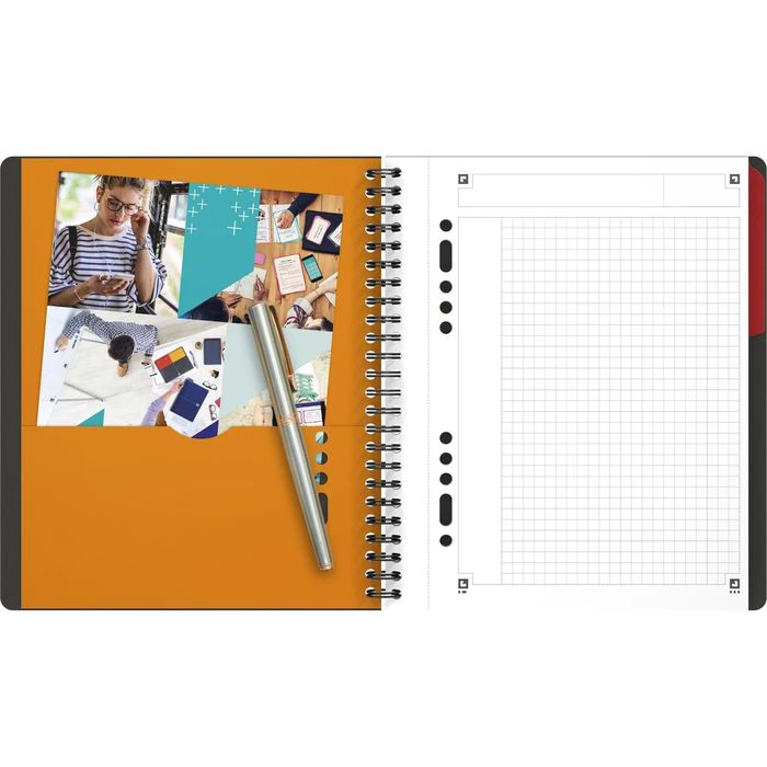 Oxford Collegeblock 357001411 Activebook, A5, Rand Rundum, 80 G/m² 80 Blatt Mit Register Kariert 5 Oxford Collegeblock 357001411 Activebook, A5, Rand Rundum, 80 G/m² 80 Blatt Mit Register Kariert – Bild 3
