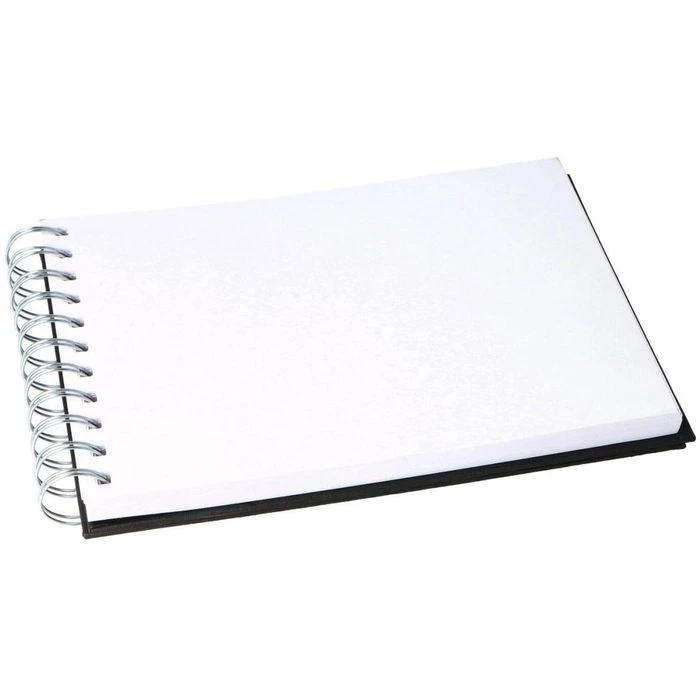 Perfect-ideaz Skizzenbuch A4 Quer, 200 G/m², Weiß, Spiralbindung, 48 Blatt 4 Perfect-ideaz Skizzenbuch A4 Quer, 200 G/m², Weiß, Spiralbindung, 48 Blatt – Bild 2