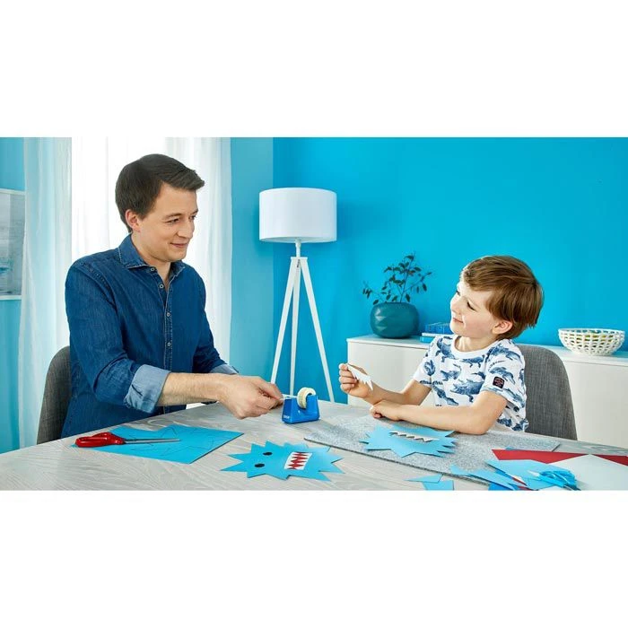 Tesa Klebefilmabroller 53908 Smart, Blau, Tischabroller Für Kleberollen 19mm X 33m 6 Tesa Klebefilmabroller 53908 Smart, Blau, Tischabroller Für Kleberollen 19mm X 33m – Bild 4