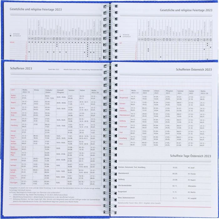 Herlitz Buchkalender Nature, 1 Woche Auf 2 Seiten, Softcover, Sortiert, A5 7 Herlitz Buchkalender Nature, 1 Woche Auf 2 Seiten, Softcover, Sortiert, A5 – Bild 5