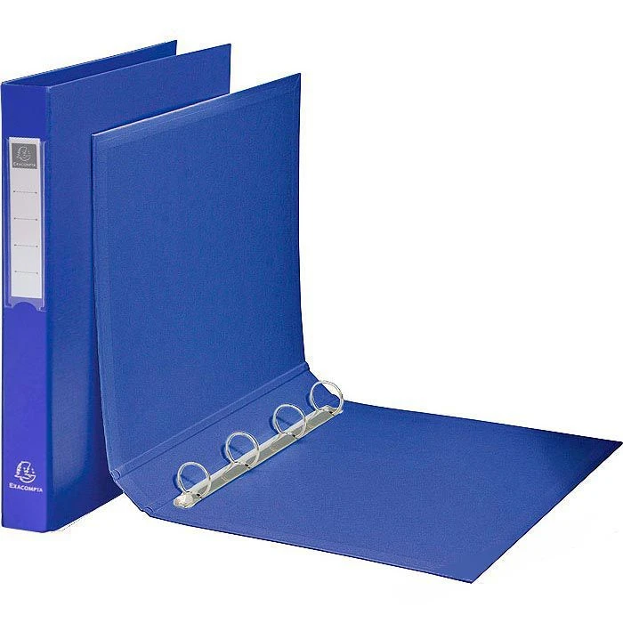 Exacompta 51382E Ringbuch A4 4 Ringe Blau 2 Exacompta 51382E Ringbuch A4 4 Ringe Blau