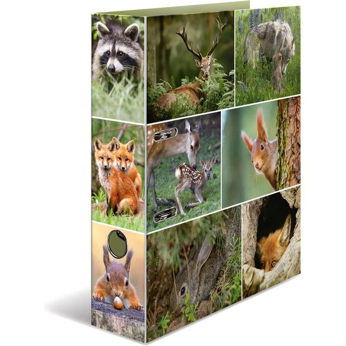 Herma Ordner 7202 Animals, Karton, A4, 7cm, Motiv Waldtiere 3 Herma Ordner 7202 Animals, Karton, A4, 7cm, Motiv Waldtiere