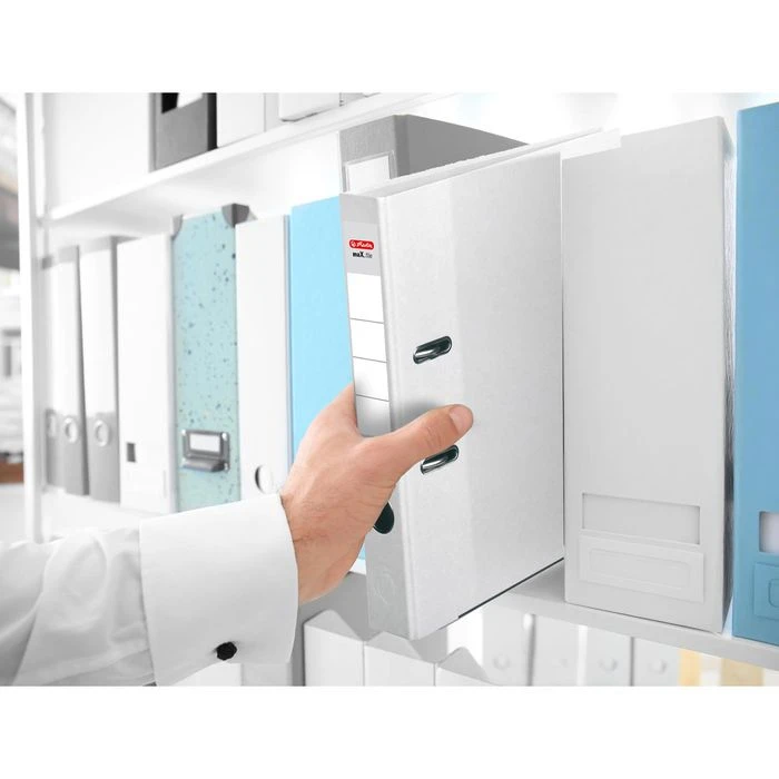 Herlitz MaX.file Nature Plus 10841690 Ordner, A4, Schmal, Karton, Weiß, 5cm 5 Herlitz MaX.file Nature Plus 10841690 Ordner, A4, Schmal, Karton, Weiß, 5cm – Bild 3