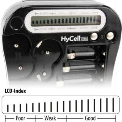 HyCell Batterietester, Für Rund- Und Knopfzellen, LC-Display 12 HyCell Batterietester, Für Rund- Und Knopfzellen, LC-Display -Leitz Shop c77ab75cff167169bcdc8ab324517254b256ceab batterietester hycell