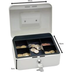 Wedo Geldkassette 145200X, Größe 2, Weiß, 20 X 9 X 16 Cm, 5 Münzfächer 7 Wedo Geldkassette 145200X, Größe 2, Weiß, 20 X 9 X 16 Cm, 5 Münzfächer -Leitz Shop c93437ecac6eb1e55e0c311653632440f546cad3 geldkassette wedo 145200x groesse 2 weiss