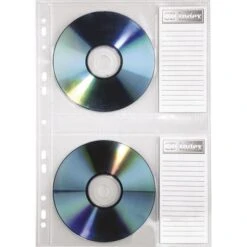 Hama 78352 CD Hüllen A4 Aus PP 10 Stück Abheftbar