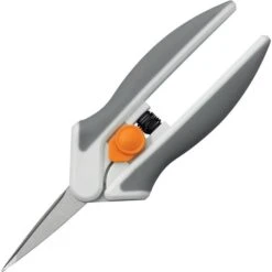 Fiskars Büroschere Easy Action Softgrip, 16 Cm, Stoffschere, Edelstahl, Rostfrei, Grau / Orange