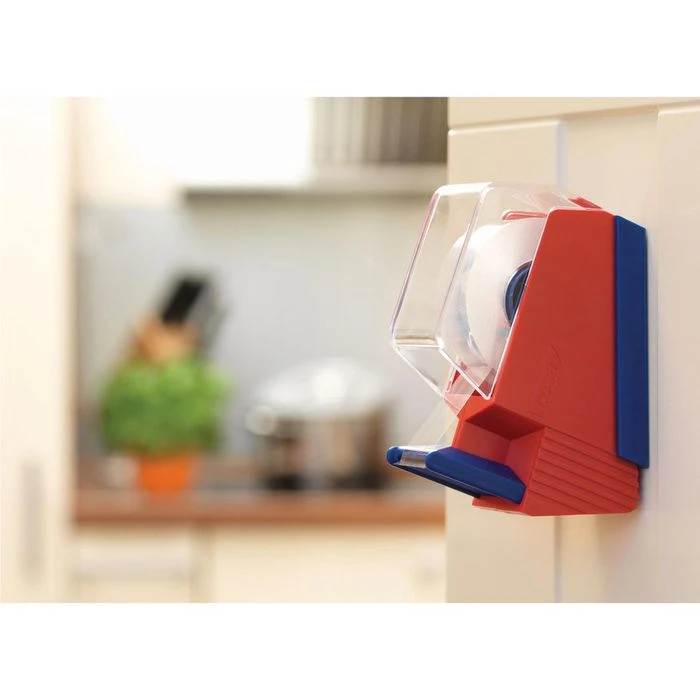 Tesa Klebefilmabroller 57320, Rot/blau, Wandabroller Für Kleberollen 15mm X 33m 4 Tesa Klebefilmabroller 57320, Rot/blau, Wandabroller Für Kleberollen 15mm X 33m – Bild 2