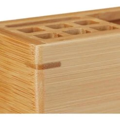 Relaxdays Tisch-Organizer Bambus, Holz, 11 Fächer, Braun -Leitz Shop e10a82f7dddd488774774aeb0d1ef73830d1cf72 tisch organizer relaxdays 10022186 bambus