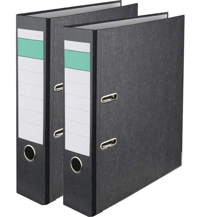 Grüner Balken Ordner A4, Breit, 8cm, Schwarz, Karton, Wolkenmarmor 3 Grüner Balken Ordner A4, Breit, 8cm, Schwarz, Karton, Wolkenmarmor