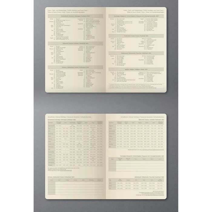 Sigel Buchkalender C2310, Conceptum, 1 Tag Auf 1 Seite, Hardcover, Schwarz, A5 7 Sigel Buchkalender C2310, Conceptum, 1 Tag Auf 1 Seite, Hardcover, Schwarz, A5 – Bild 5