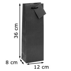 Böttcher-AG Geschenktüte Nadelstreifen, Flaschentüte, 12 X 36 Cm, Schwarz 9 Böttcher-AG Geschenktüte Nadelstreifen, Flaschentüte, 12 X 36 Cm, Schwarz -Leitz Shop ebafbf6b0e4b8f05276c5f16e404e3d7600ad9af geschenktuete boettcher ag nadelstreifen