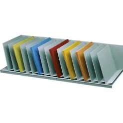 Paperflow Sortierstation 4939.02, A4, 14 Fächer, 1 Etage, Kunststoff, Grau