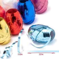 Com-four Geschenkband Farbig Sortiert, Kräuselband, 5mm X 20m, Glänzend, 18 Stück -Leitz Shop f2d0c0ff67e6003d991923fd5ef25caa87454e76 geschenkband com four farbig sortiert