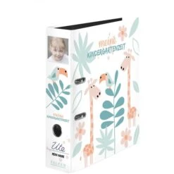 Falken Ordner 22001184 Meine Kindergartenzeit, A4, Karton, 8cm, Motiv Dschungel