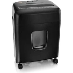 Peach Aktenvernichter PS500-46, 510867, Partikelschnitt 4 X 32mm, 10 Blatt, P4, Mit Rollen