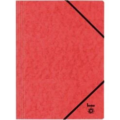 Bene Eckspanner 110700RT Vario, A4, Rot, 3 Einschlagklappen, 390g/m² Karton