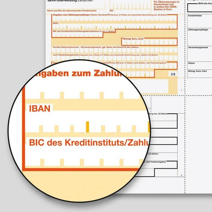 Sigel ZV 572 SEPA-Überweisung A4 250 Stück 5 Sigel ZV 572 SEPA-Überweisung A4 250 Stück – Bild 3