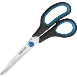 Westcott Büroschere Easy Grip, E-30282, 20 Cm, Linkshänder, Universalschere, Edelstahl, Schwarz