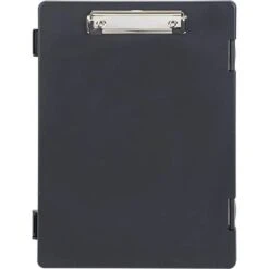 Maul Klemmbrett 2349290, A4, Kunststoff, Mit Aufbewahrungsfach, Schwarz